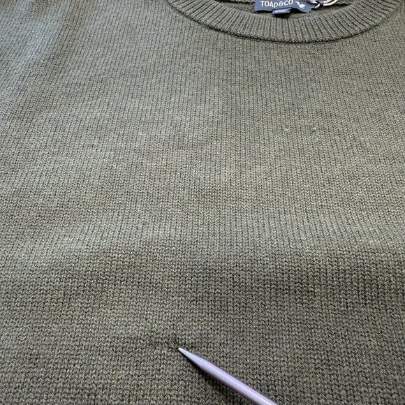 Toad&Co Cazadero Fair Isle Sweater Mens Sz XXL Fir Green Non Mulesed‎ Wool Blend - Picture 5 of 7